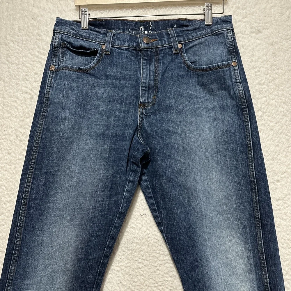 Wrangler Retro Jeans‎ 32 Regular Relaxed Boot Cut Denim 5 Pockets Belt Loops